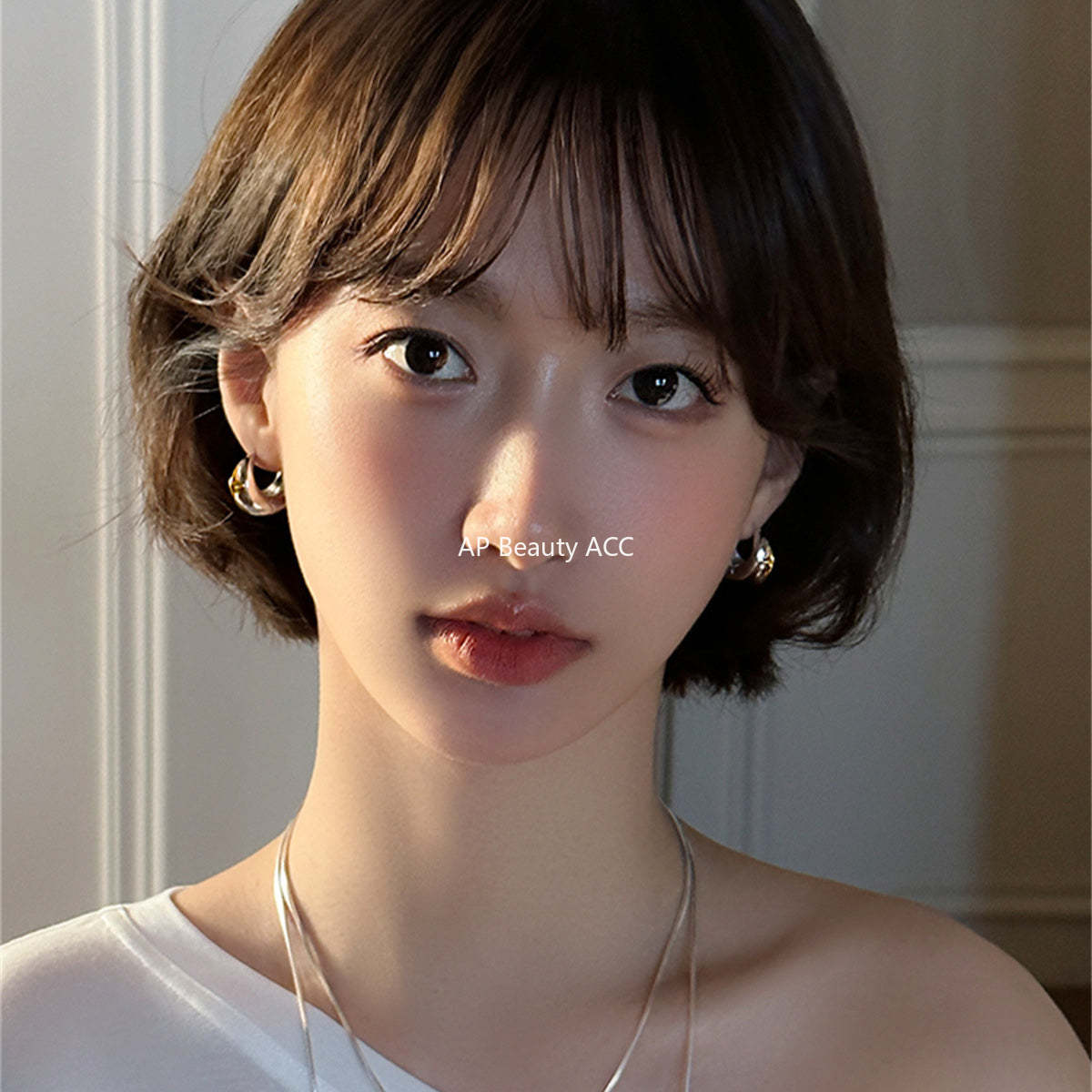A관 - 골드 사각별 디자인 925 은침 귀걸이 [EH-3884] 25.08-5