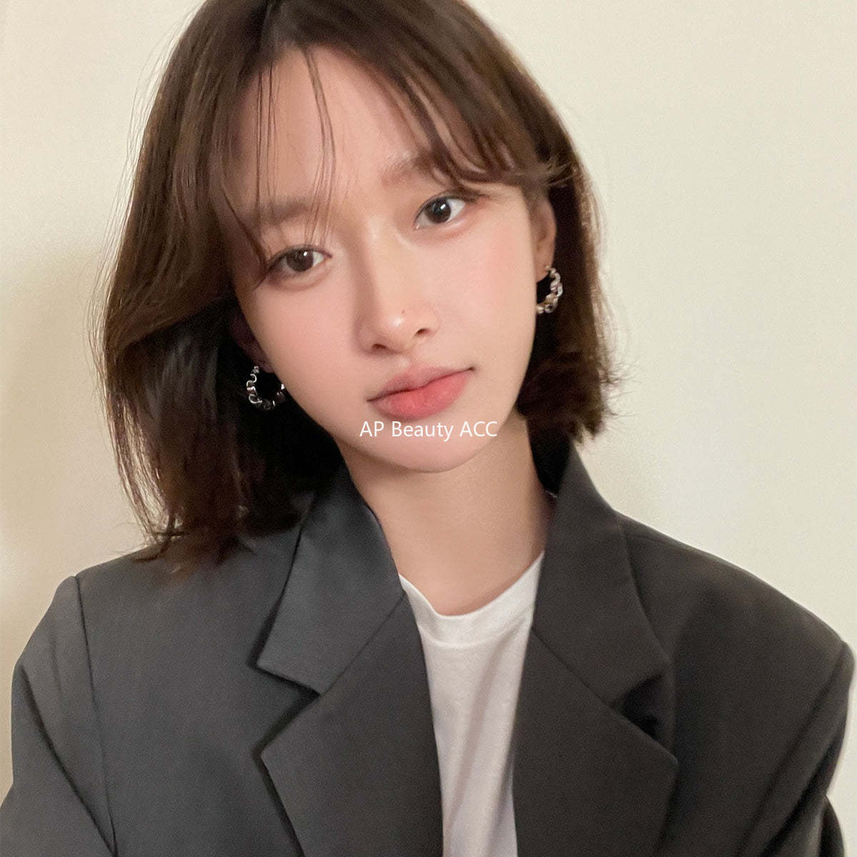 A관 - 비정형 크링클 주름 모양 귀찌 귀걸이 [EJ-59] 25.12-1