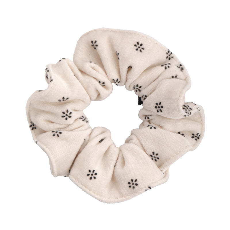 E관 - 코듀로이 미니 꽃무늬 프린팅 곱창 헤어밴드 [27806] 25.12-3