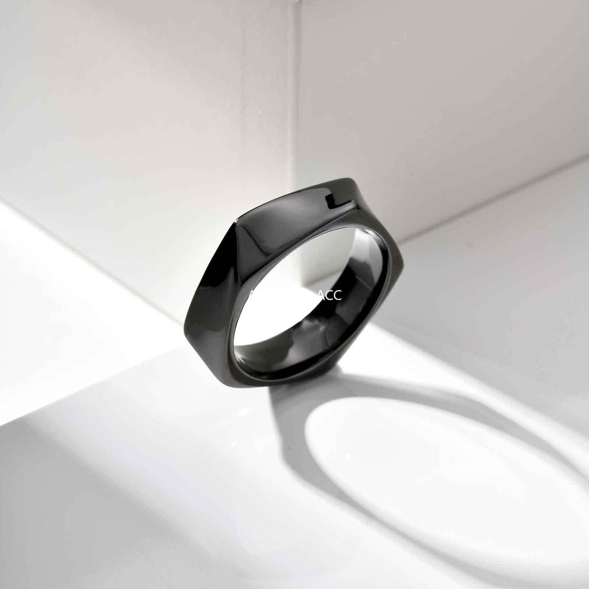 G관 - 스테인리스 스틸 오각형 반지 [RC-915] 25.10-5