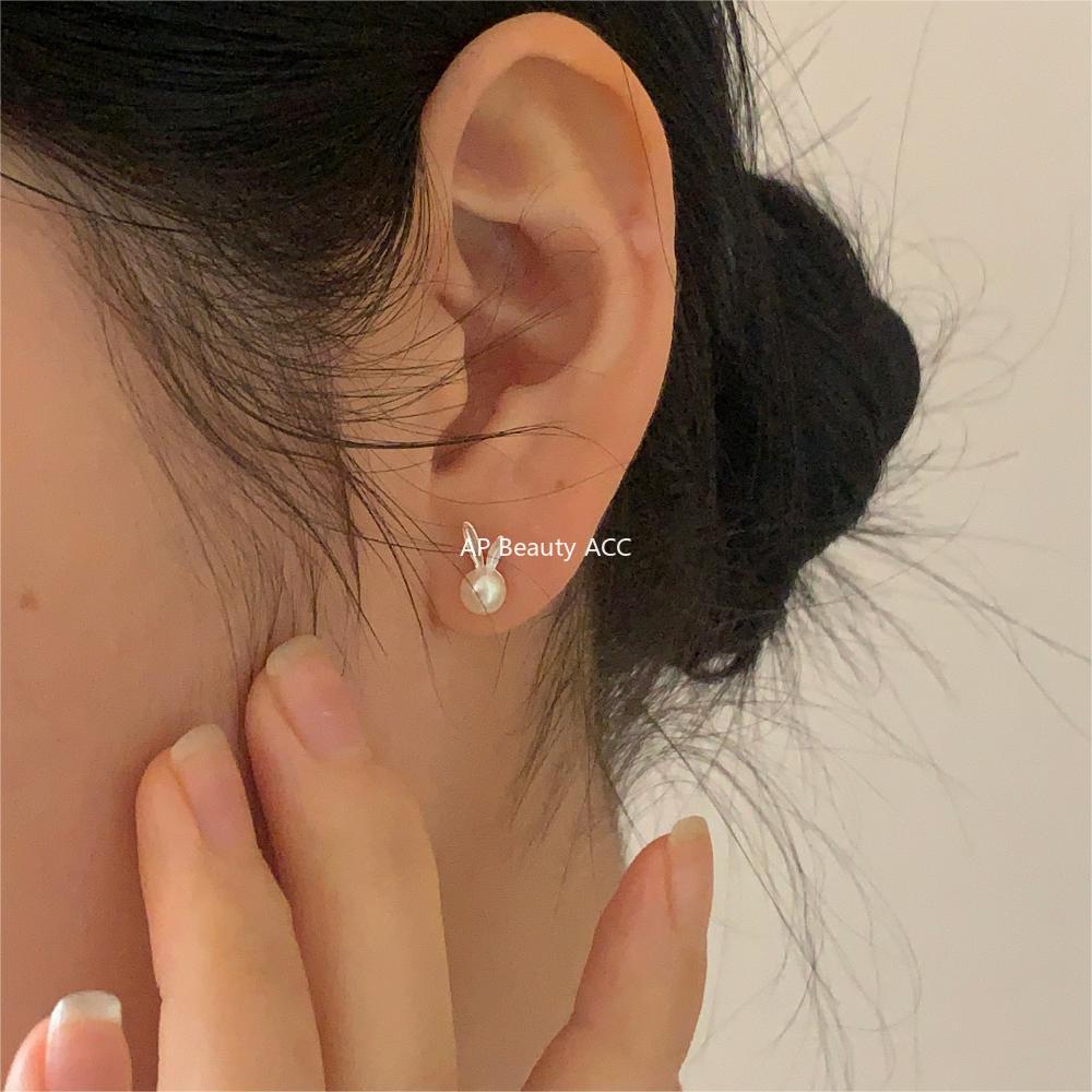 F관 - 925 실버 토끼 진주 귀걸이 [C1307] 24.05-1