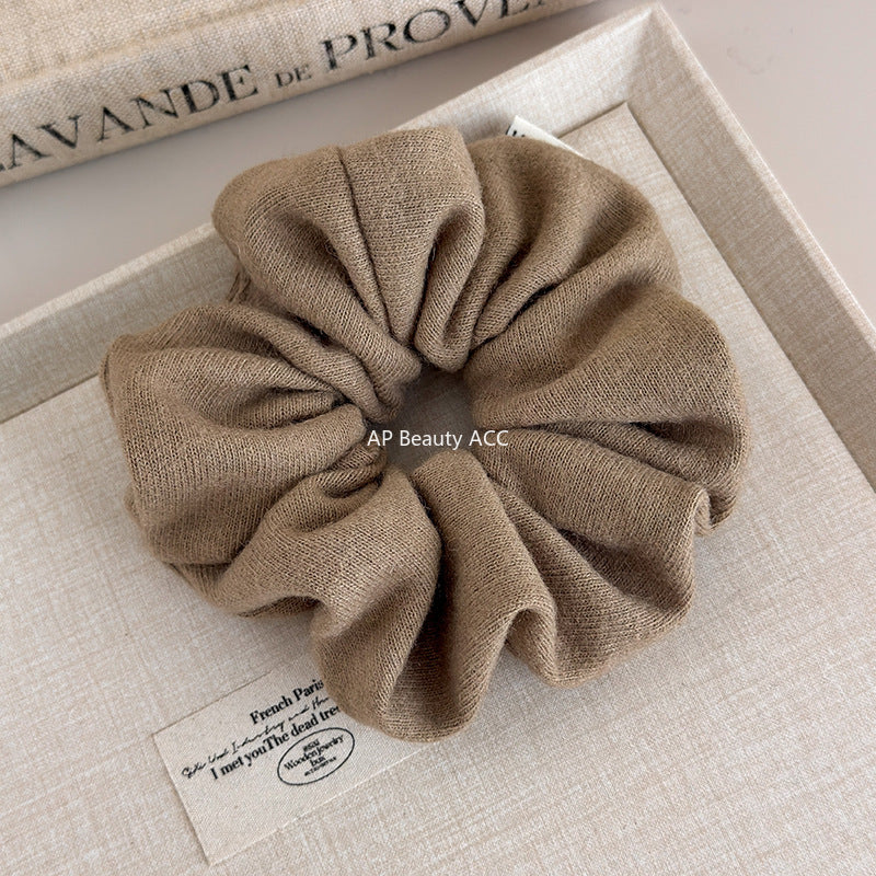 E관 - 부드러운 니트 단색 대형 곱창 헤어밴드 [27576] 25.10-3