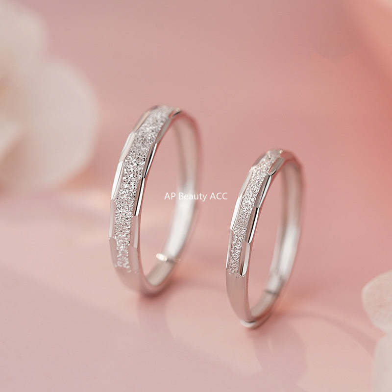 B관 - 999 실버 심플 미니 펀칭 링 커플 반지 [YC3129R_1] 25.10-4