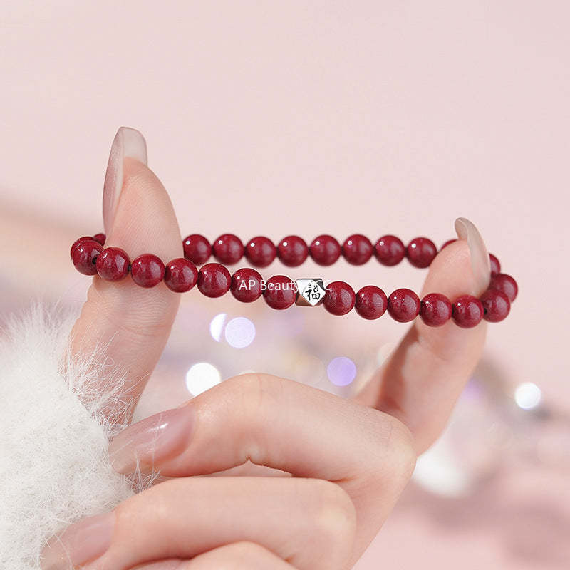 B관 - 염주 디자인 복 925 실버 팔찌 [YC4380SL_1] 25.11-3