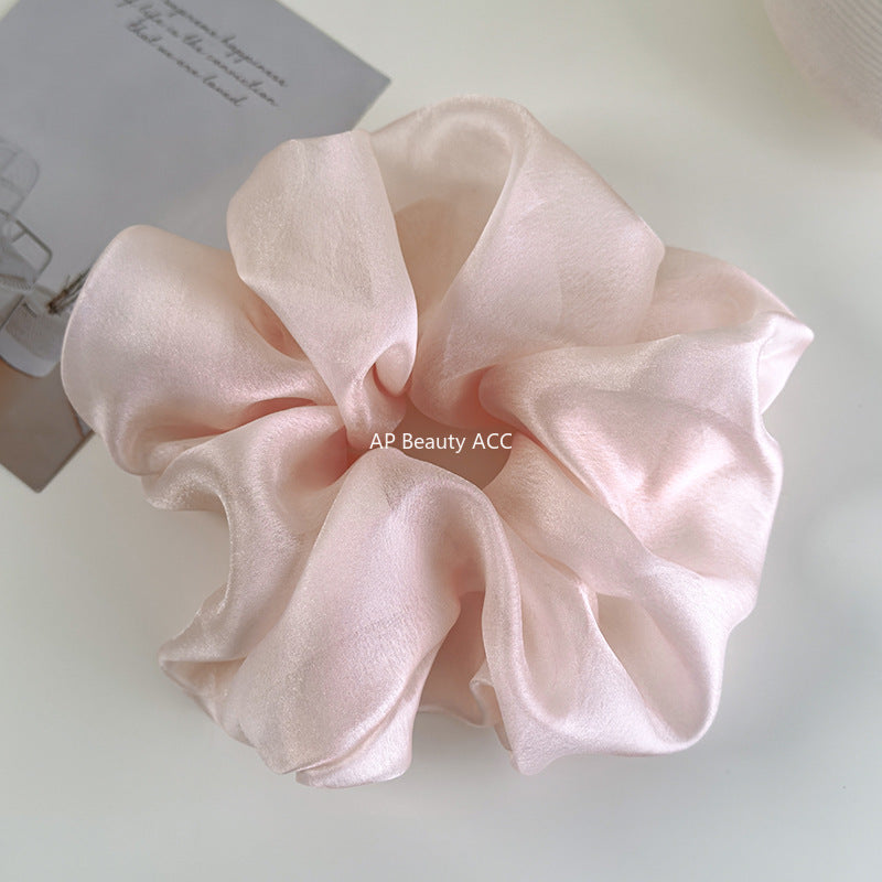 E관 - 프렌치 오간자 망사 대형 곱창 헤어밴드 [26536] 25.10-2