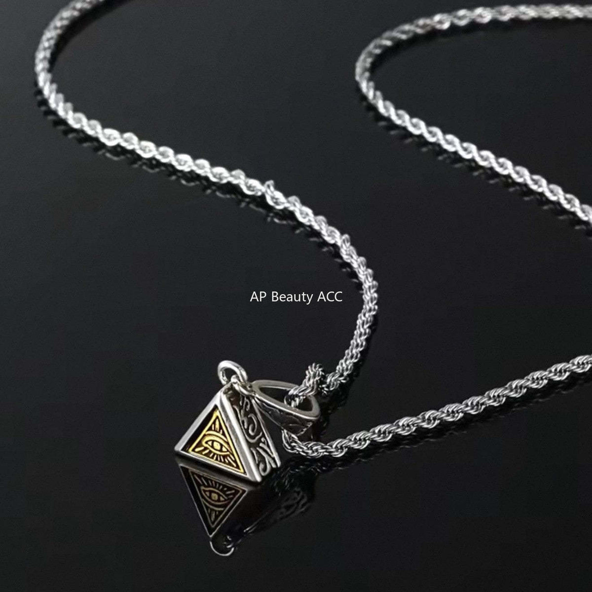 G관 - 호루스의 눈 삼각형 펜던트 목걸이 [X1243] 25.11-4