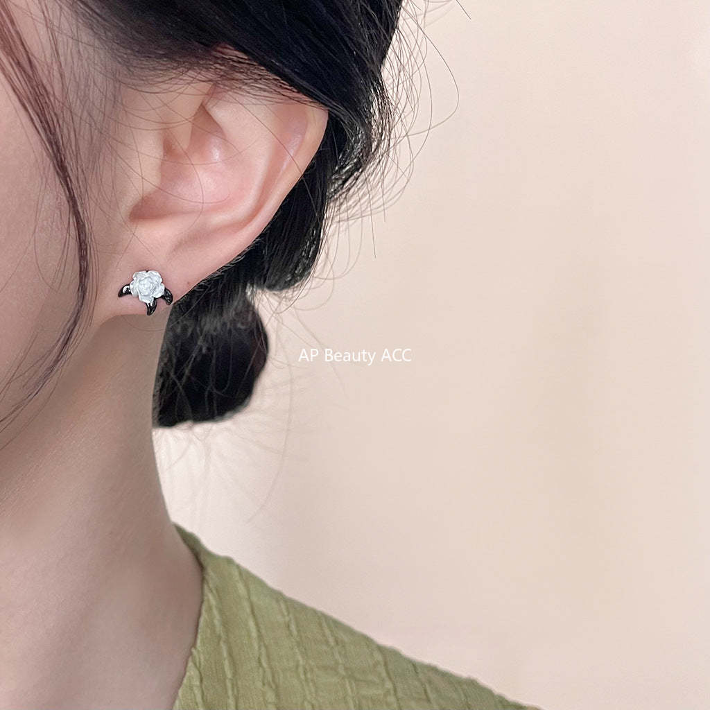 C관 - 장미와 가시 비대칭 디자이너 독창적 귀걸이 [4416] 24.07-1