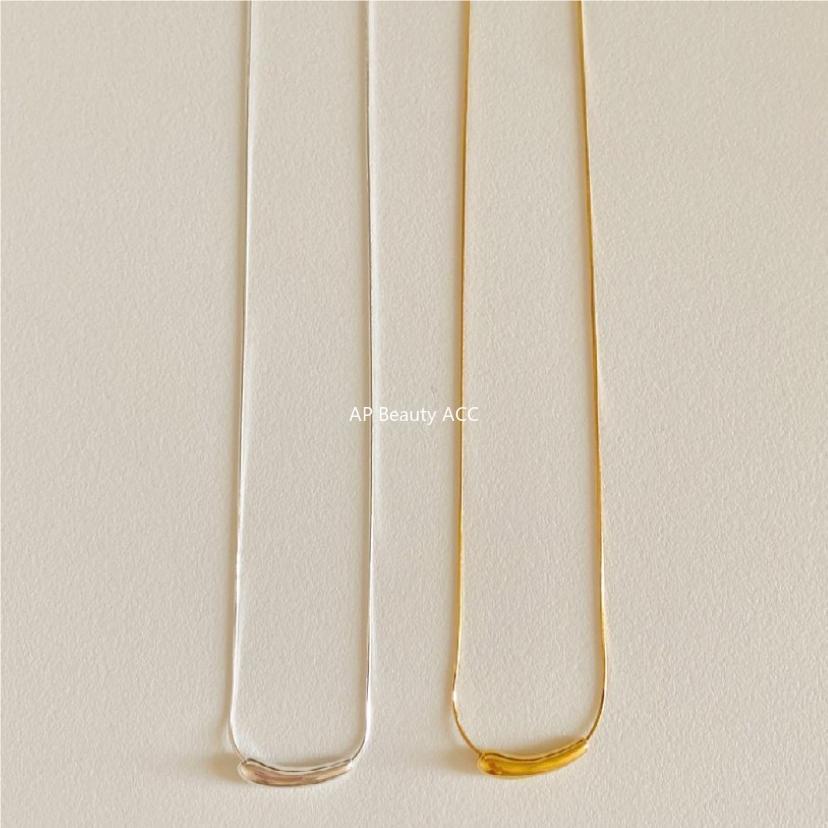 F관 - 925 실버 물방울 스네이크 체인 목걸이 [B978] 24.12-1