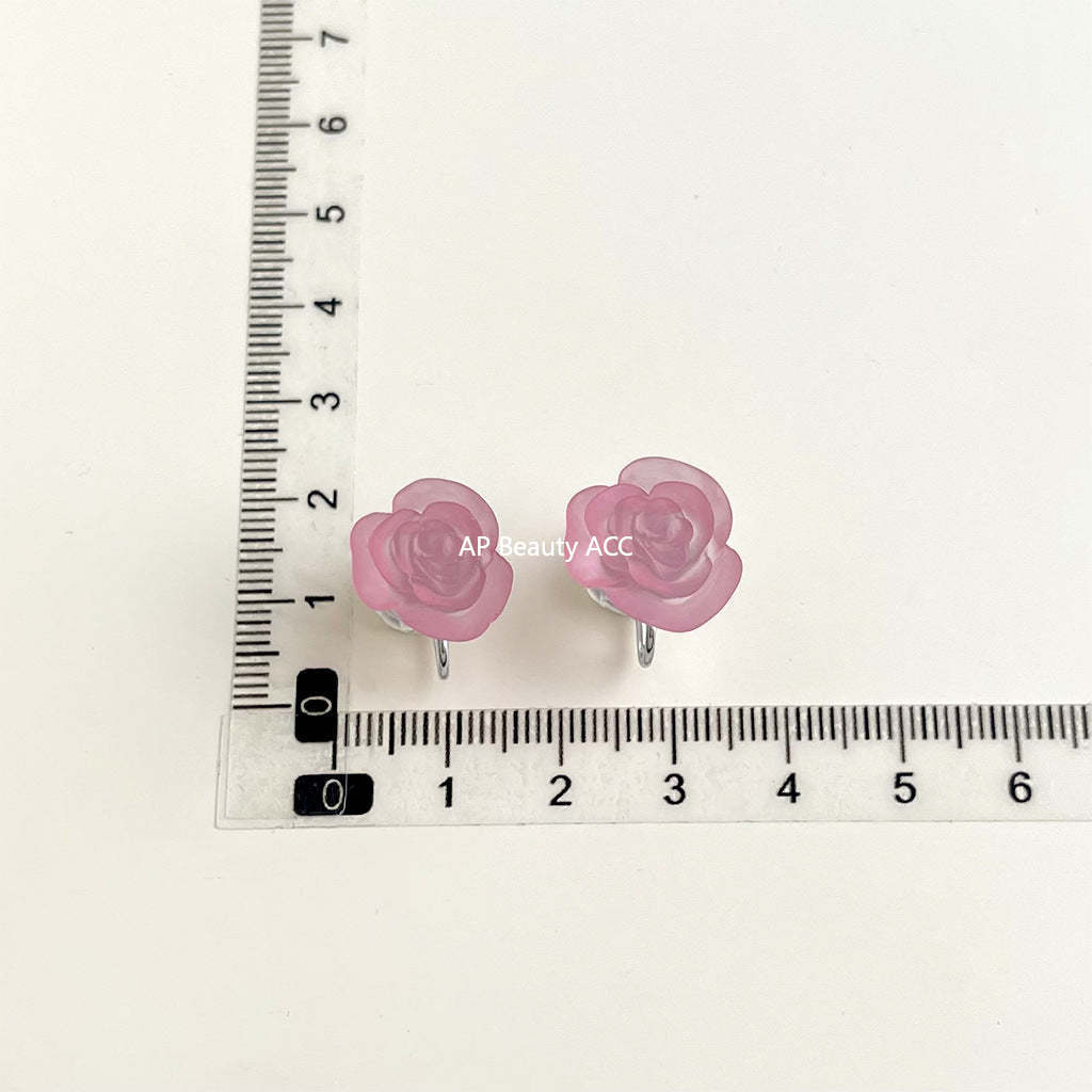 C관 - 큐빅 레진 진주 무피어싱 나선형 이어커프 귀걸이 [EJ0203F] 25.02-3