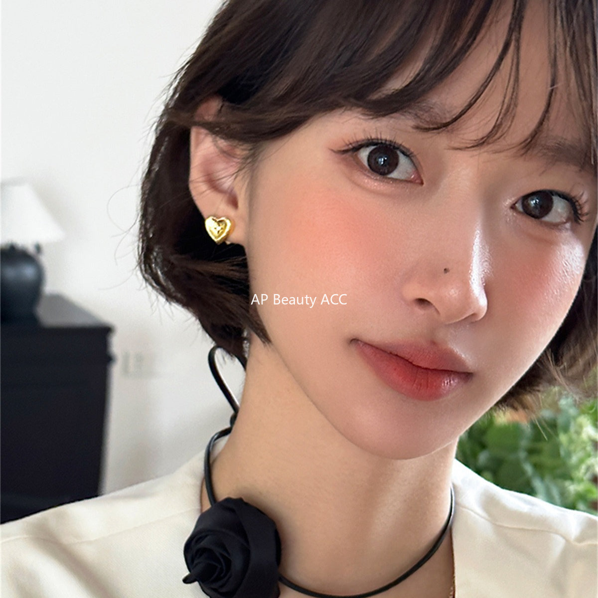 A관 - 925 은침 하트 큐빅 귀걸이 [EH-4013] 25.10-1