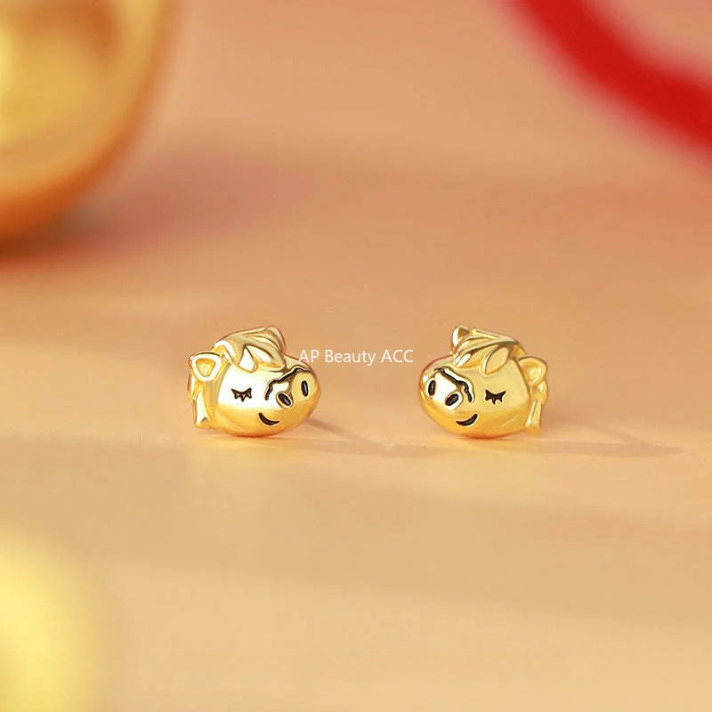 B관 - 999 실버 말 디자인 목걸이 팔찌 귀걸이 [YC9697E_1 YC0248N_1 YC5388SL_1] 25.11-3