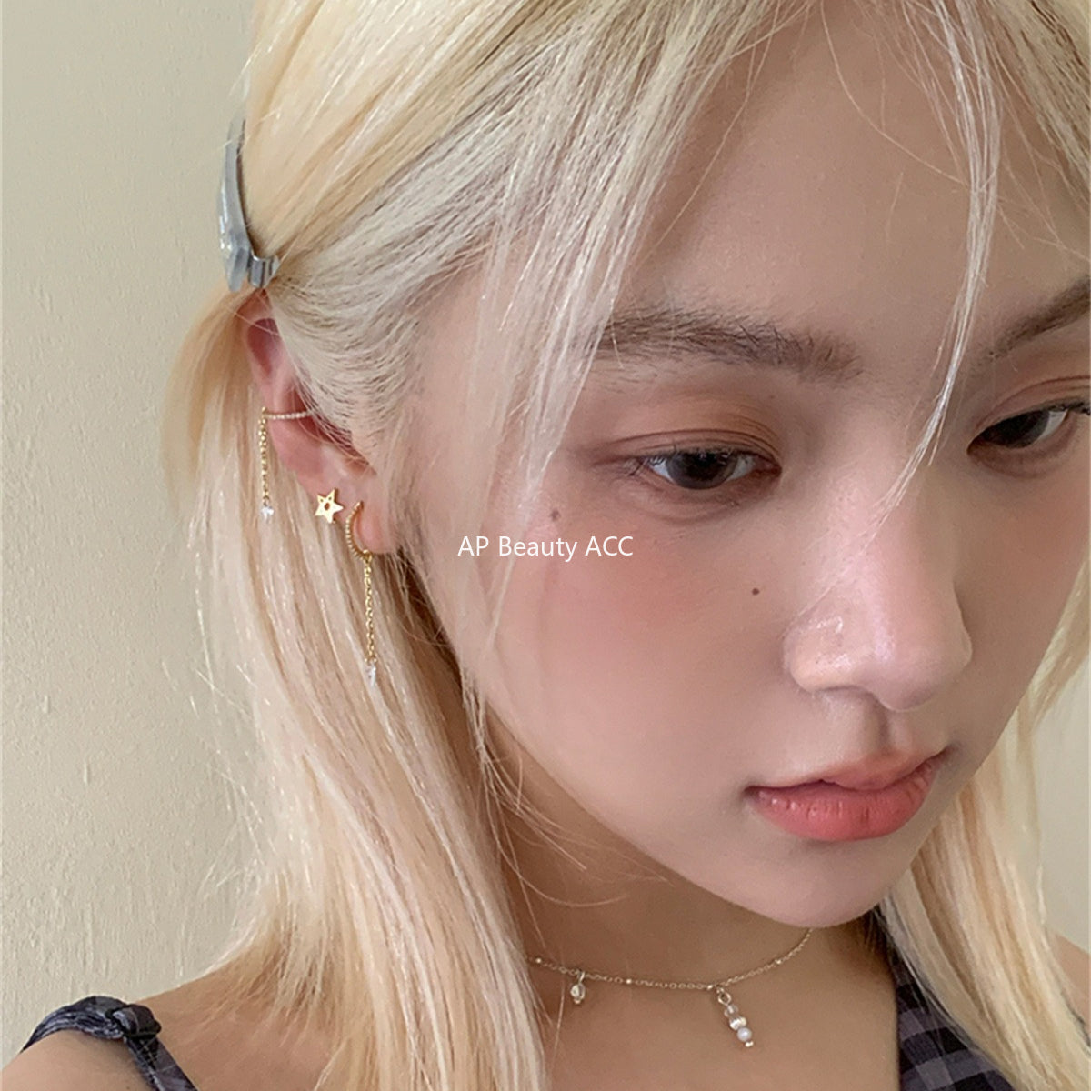 A관 - 925 은침 마름모 드롭 큐빅 디자인 귀걸이 [EH-4181] 25.10-3