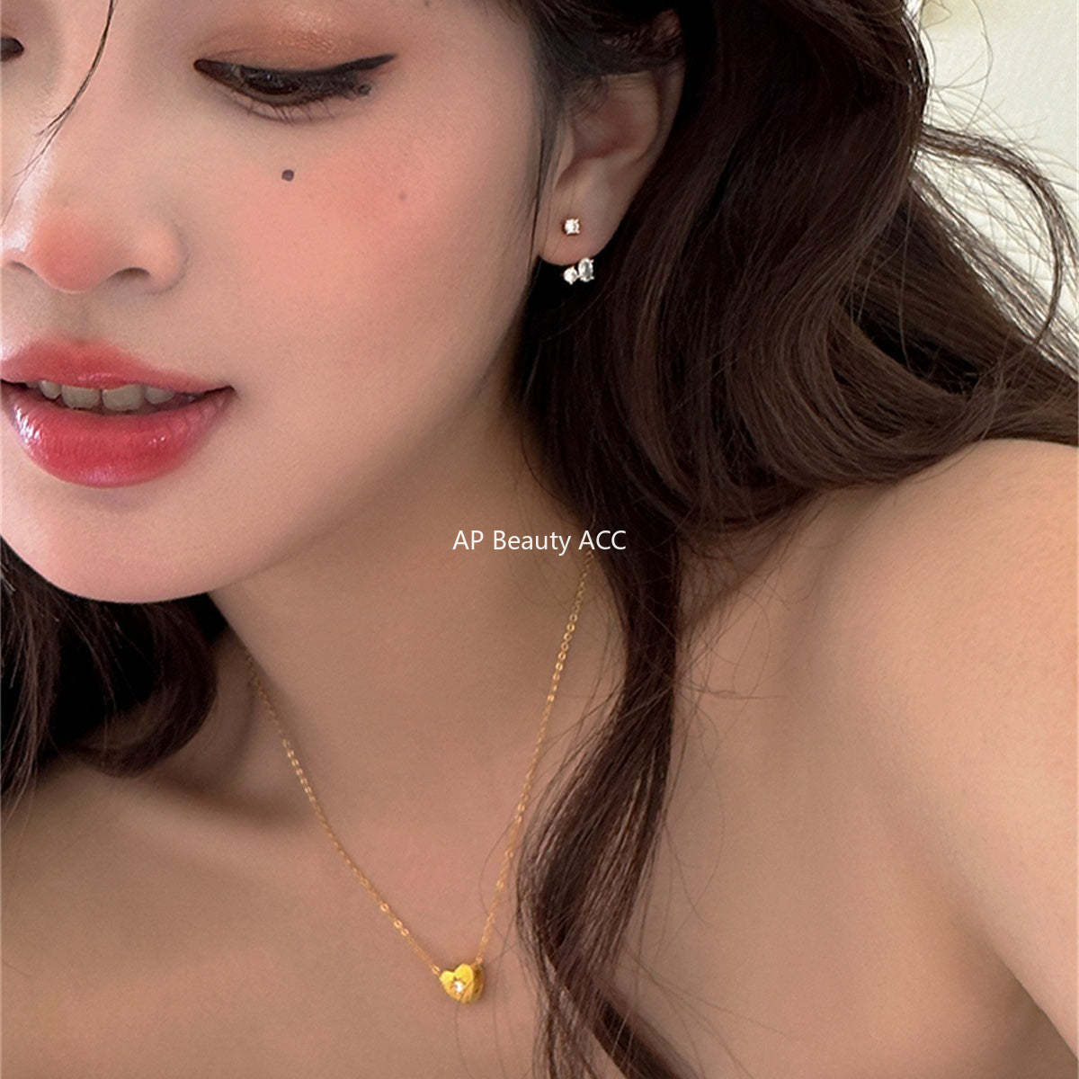 A관 - 925 은침 큐빅 스터드 귀걸이 [EH-3977] 25.09-3