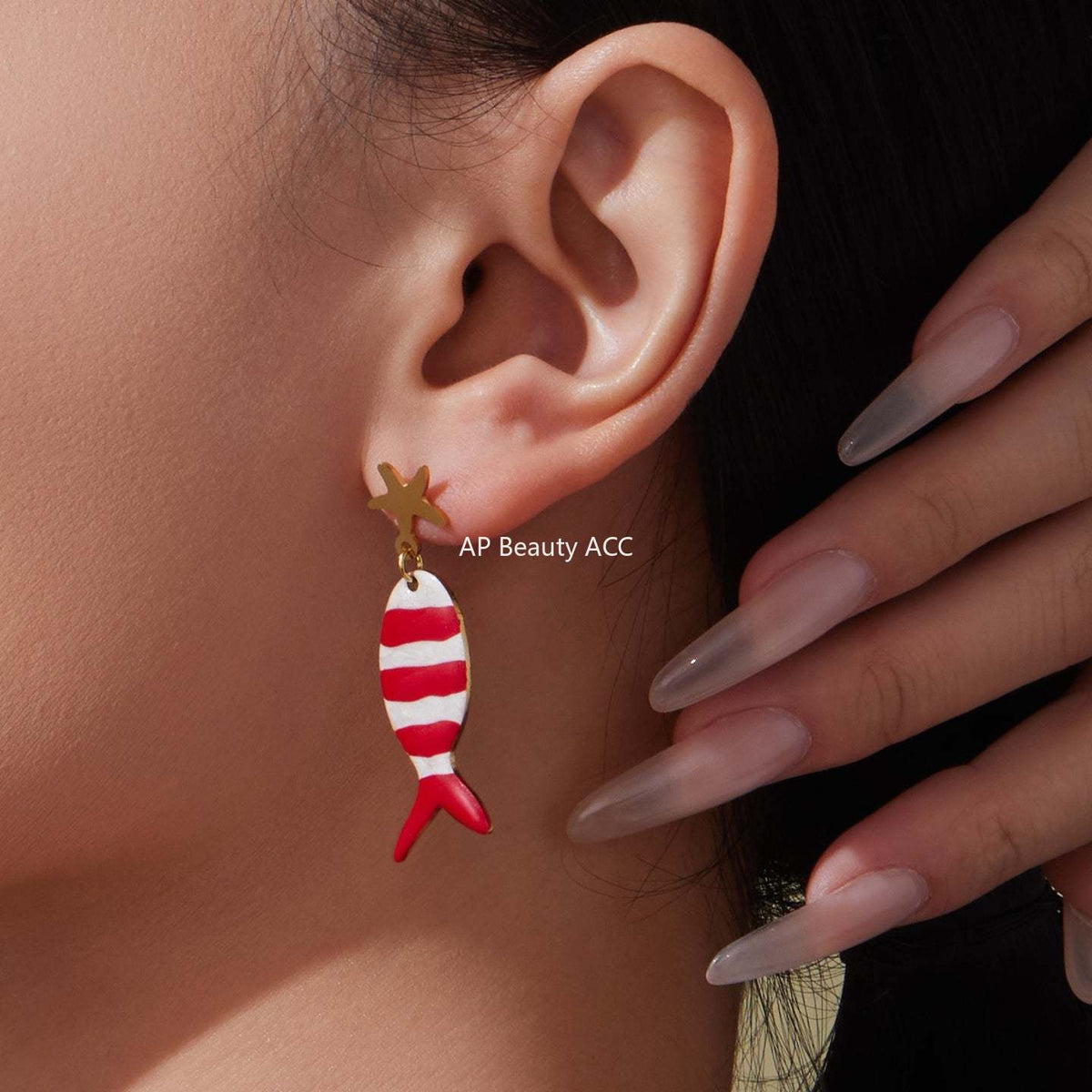 D관 - 스테인리스 스틸 문어 물고기 큐빅 펜던트 목걸이 팔찌 귀걸이 [TXP441] 25.10-4