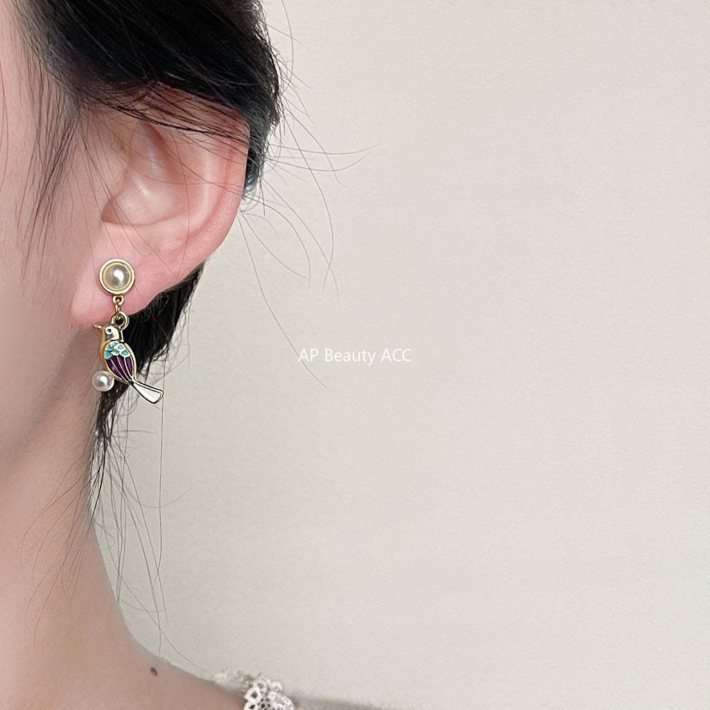 C관 - 14K 도금 핸드메이드 비대칭 새 디자인 2024 유행 귀걸이 [3686] 24.03-5