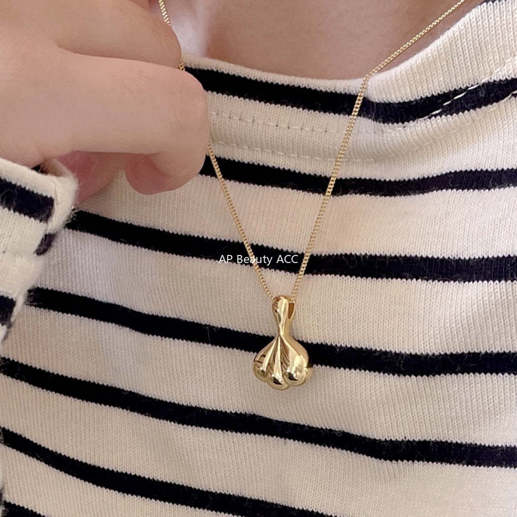 F관 - 925 실버 심플 펜던트 목걸이 [B1196] 25.12-2