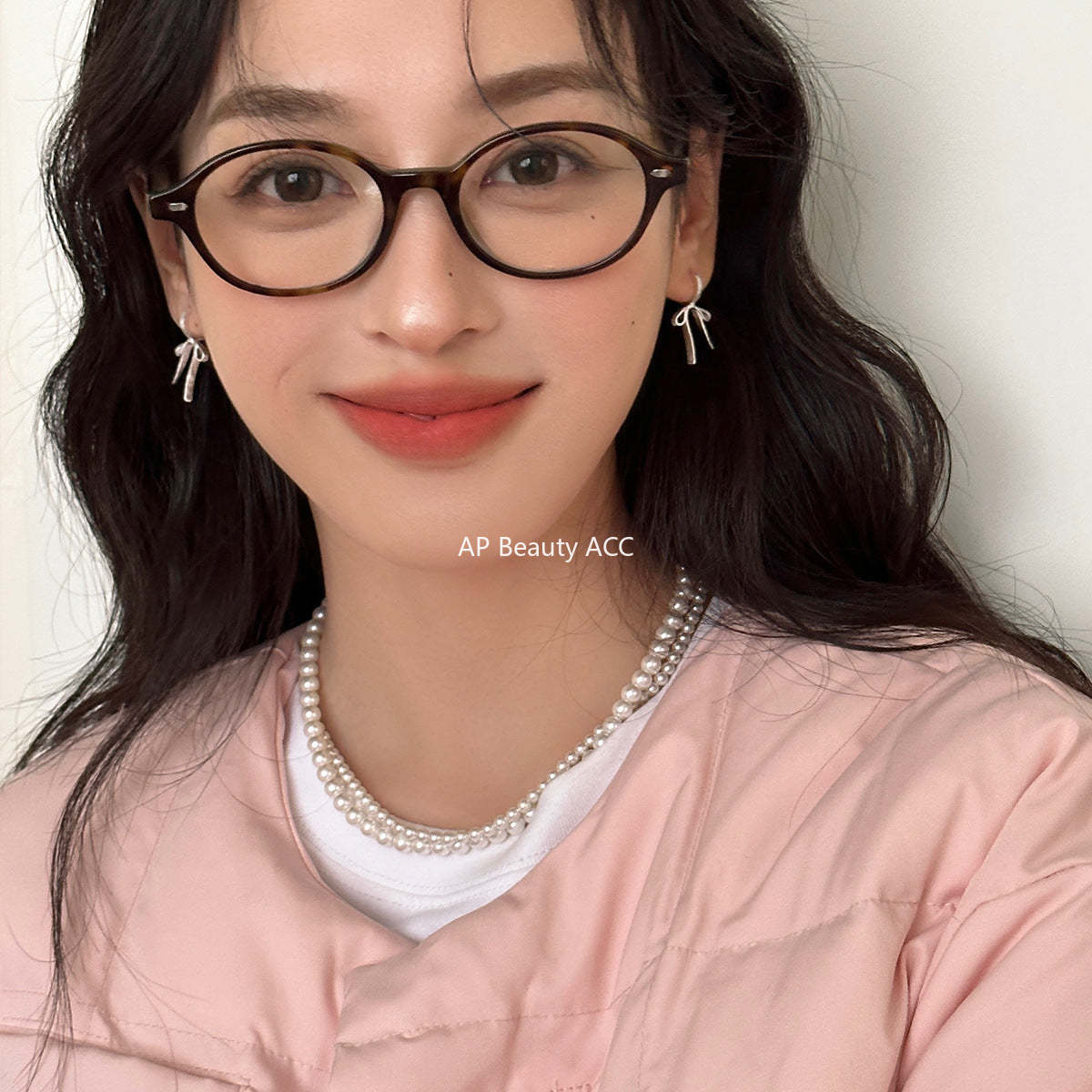 A관 - 925 은침 무광 리본 링형 귀걸이 [EH-3365] 24.12-4