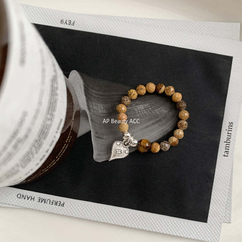 A관 - 클로버 십자가 하트 코끼리 미니 펜던트 925실버 비즈 반지 [RC] 25.11-4