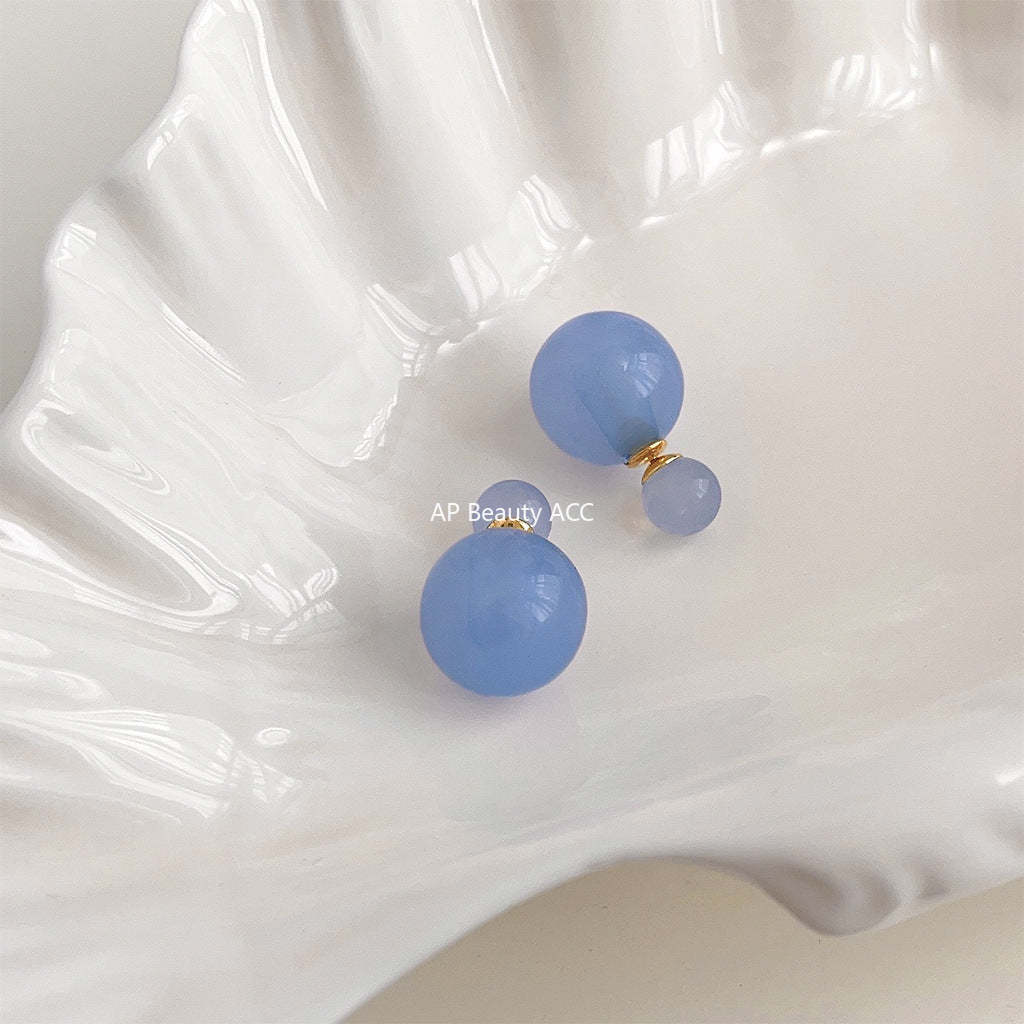 C관 - 사탕색 컬러 귀걸이 은침 귀걸이 [4108-4111] 24.05-3