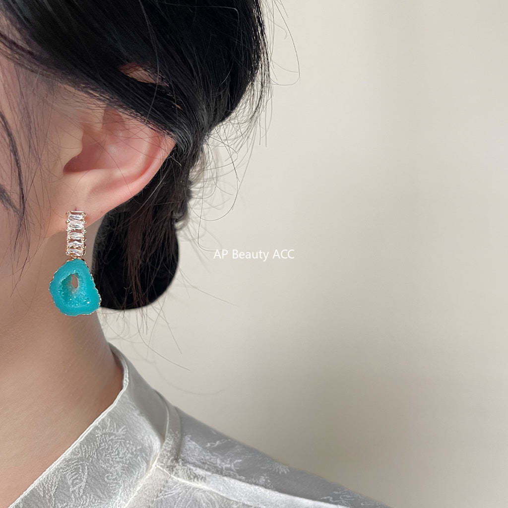 C관 - 고급스러운 여름 14K 도금 은침 귀걸이 [3946] 24.05-1