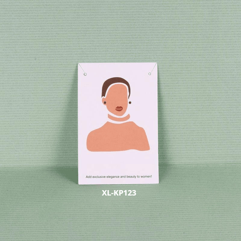 액세서리 부자재 - [6x9cm] 목걸이 귀걸이 포장지 200장 얼굴 그림 두꺼운 코팅지 OPP 별도구매 [GF03]