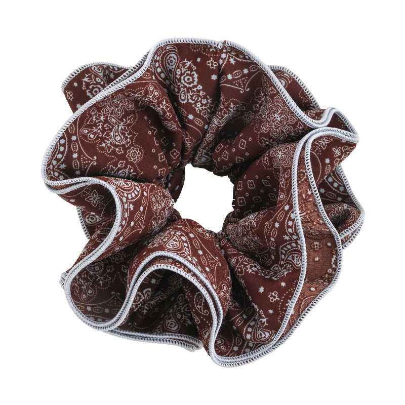 E관 - 빈티지 페이즐리 패턴 패브릭 곱창 헤어밴드 [27579] 25.10-3