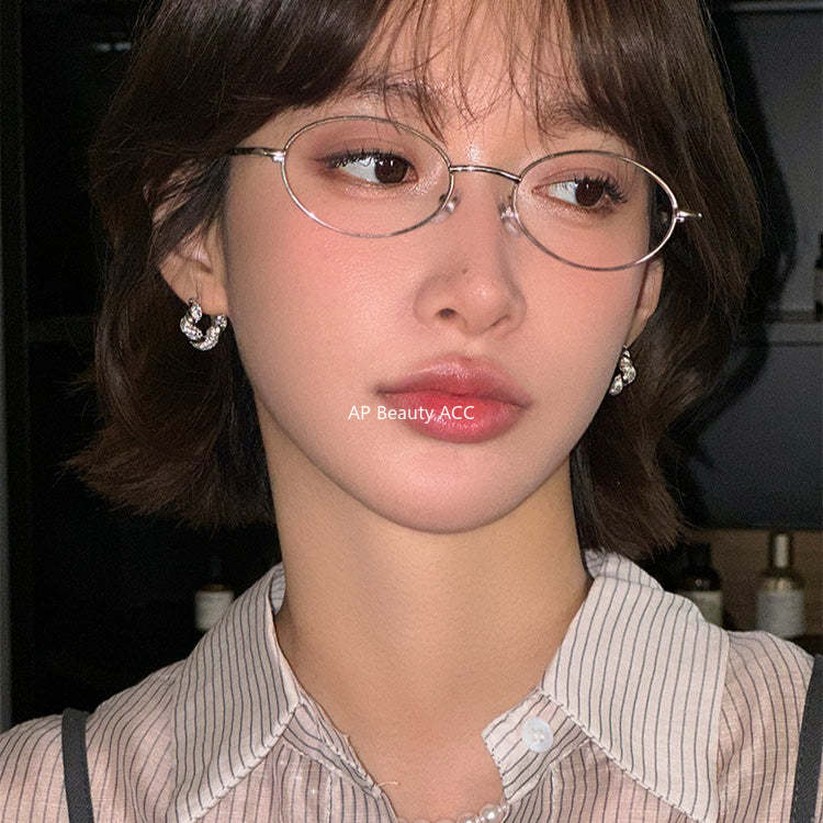 A관 - 925 은침 큐빅 크루아상 모양 후프 귀걸이 [EH-4116] 25.10-5