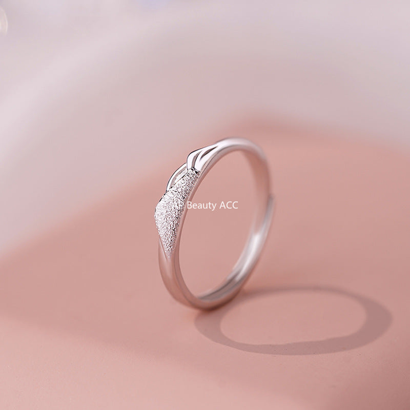 B관 - 999 실버 산 모양 커플 반지 [YC4092R_1] 25.10-2