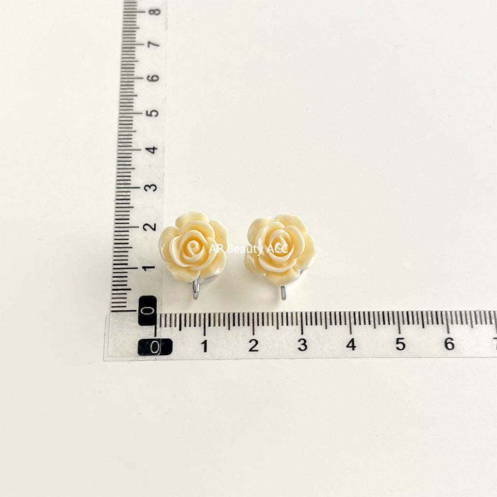 C관 - 큐빅 레진 진주 무피어싱 나선형 이어커프 귀걸이 [EJ0203F] 25.02-3