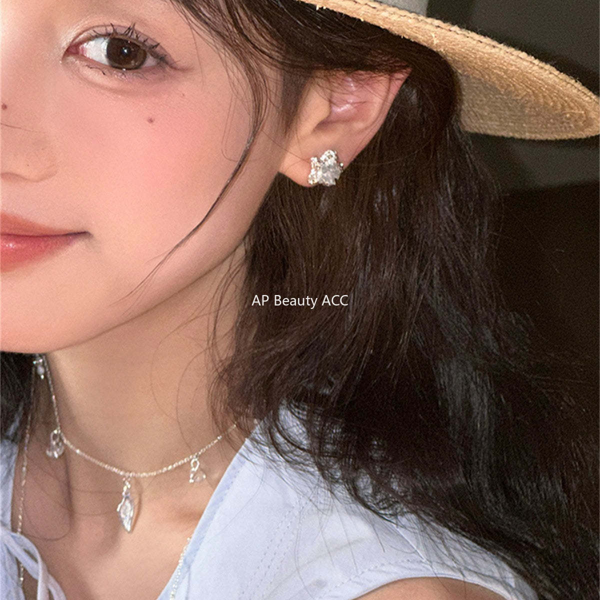 A관 - 별 모양 큐빅 스터드형 귀걸이 [EH-4149] 25.09-4