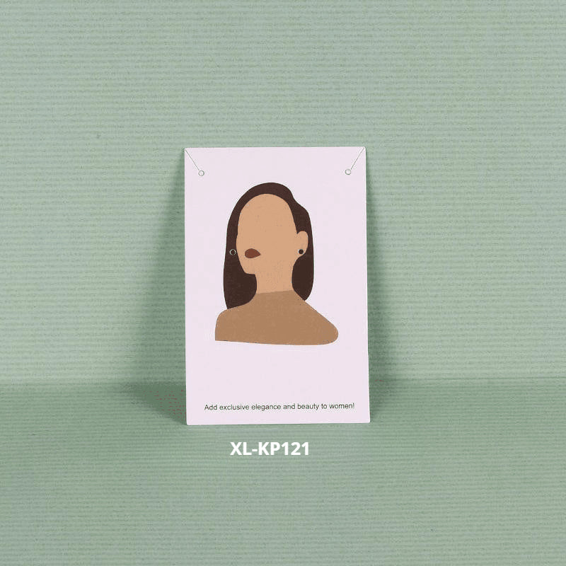 액세서리 부자재 - [6x9cm] 목걸이 귀걸이 포장지 200장 얼굴 그림 두꺼운 코팅지 OPP 별도구매 [GF03]
