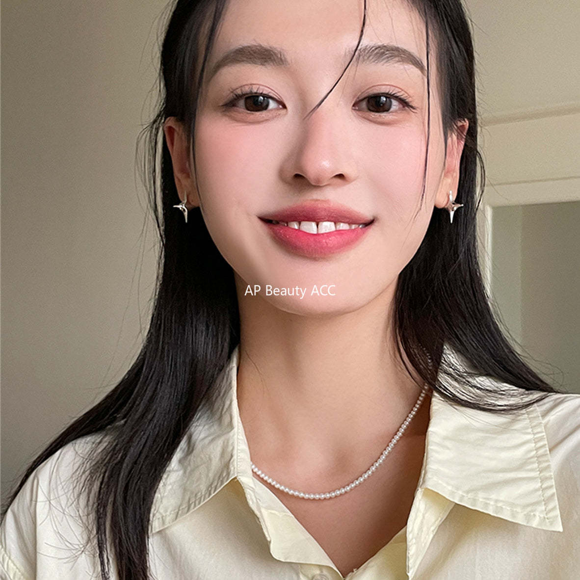 A관 - 925 은침 사각별 개성 있는 디자인 귀걸이 [EH-2930] 24.06-1
