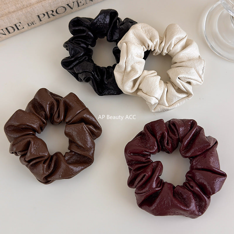 E관 - 프렌치 빈티지 가죽 곱창 헤어밴드 [27539] 25.10-1