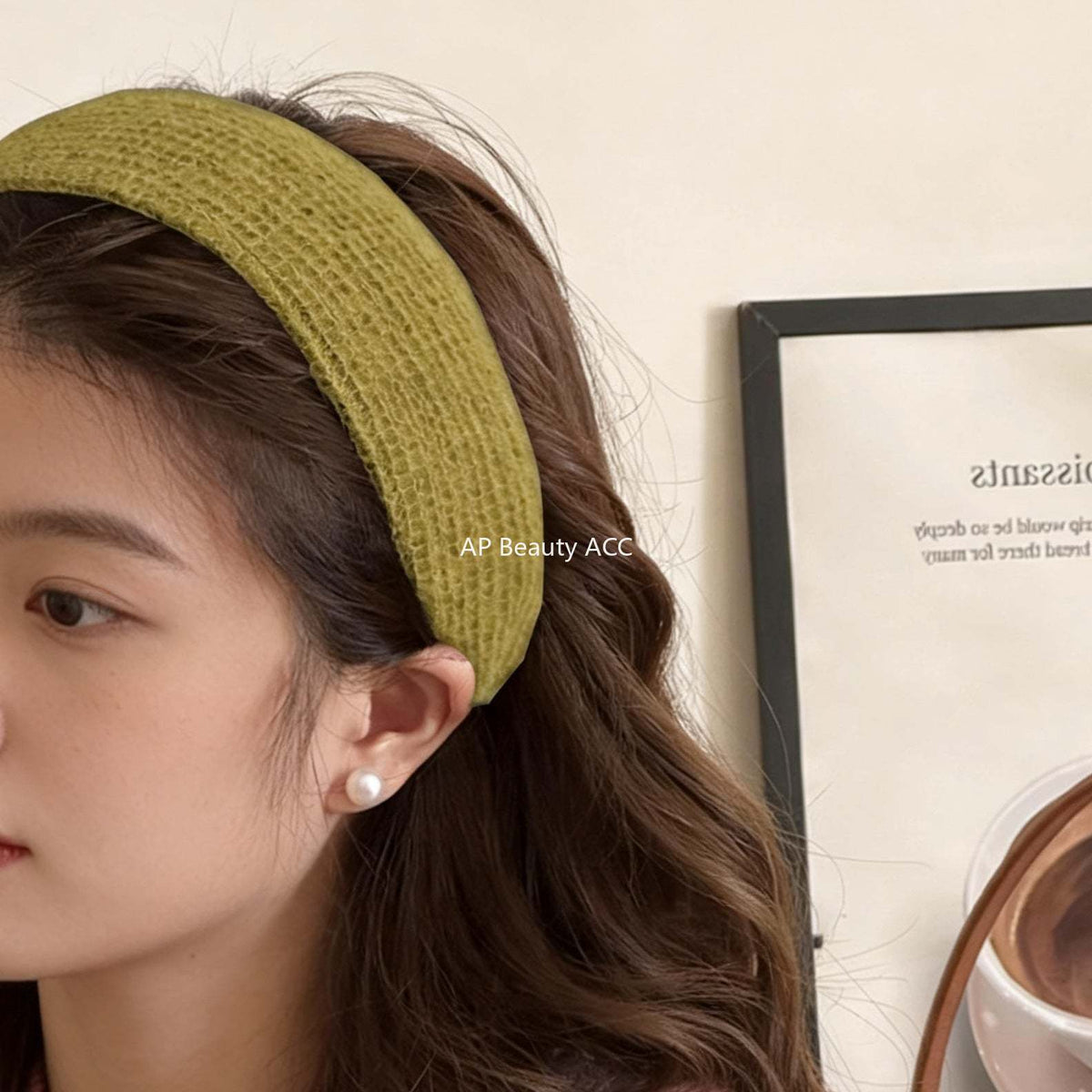 E관 - 니트 소재 볼륨 와이드 머리띠 [27794] 25.12-3