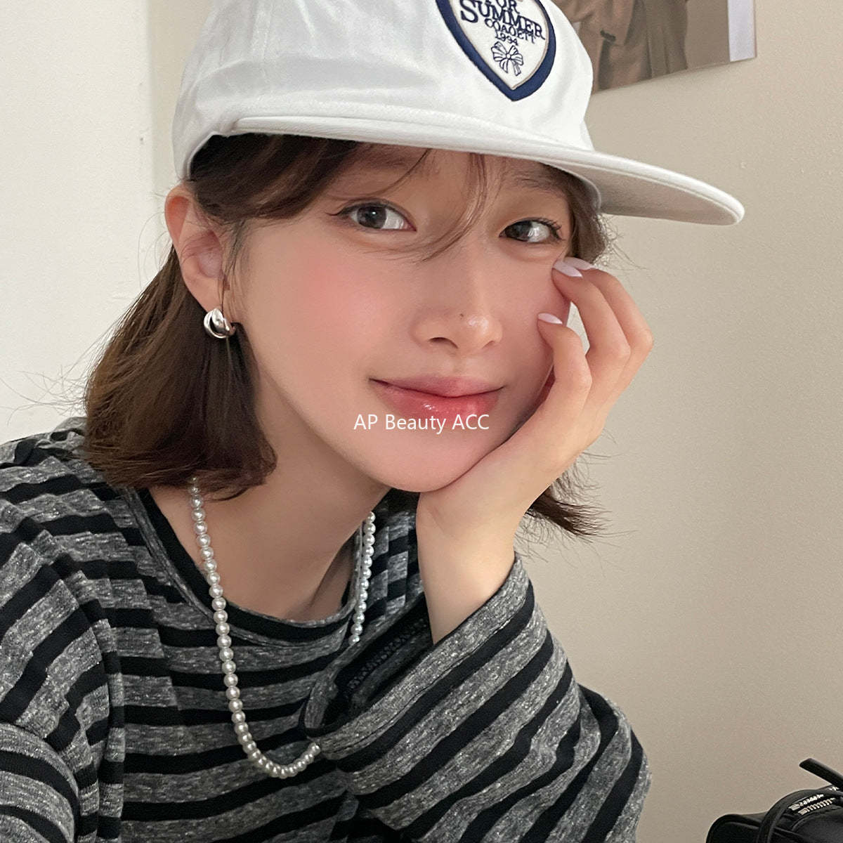 A관 - 925 은침 미니멀 레이어드 더블 귀걸이 [EH-3343] 24.12-2