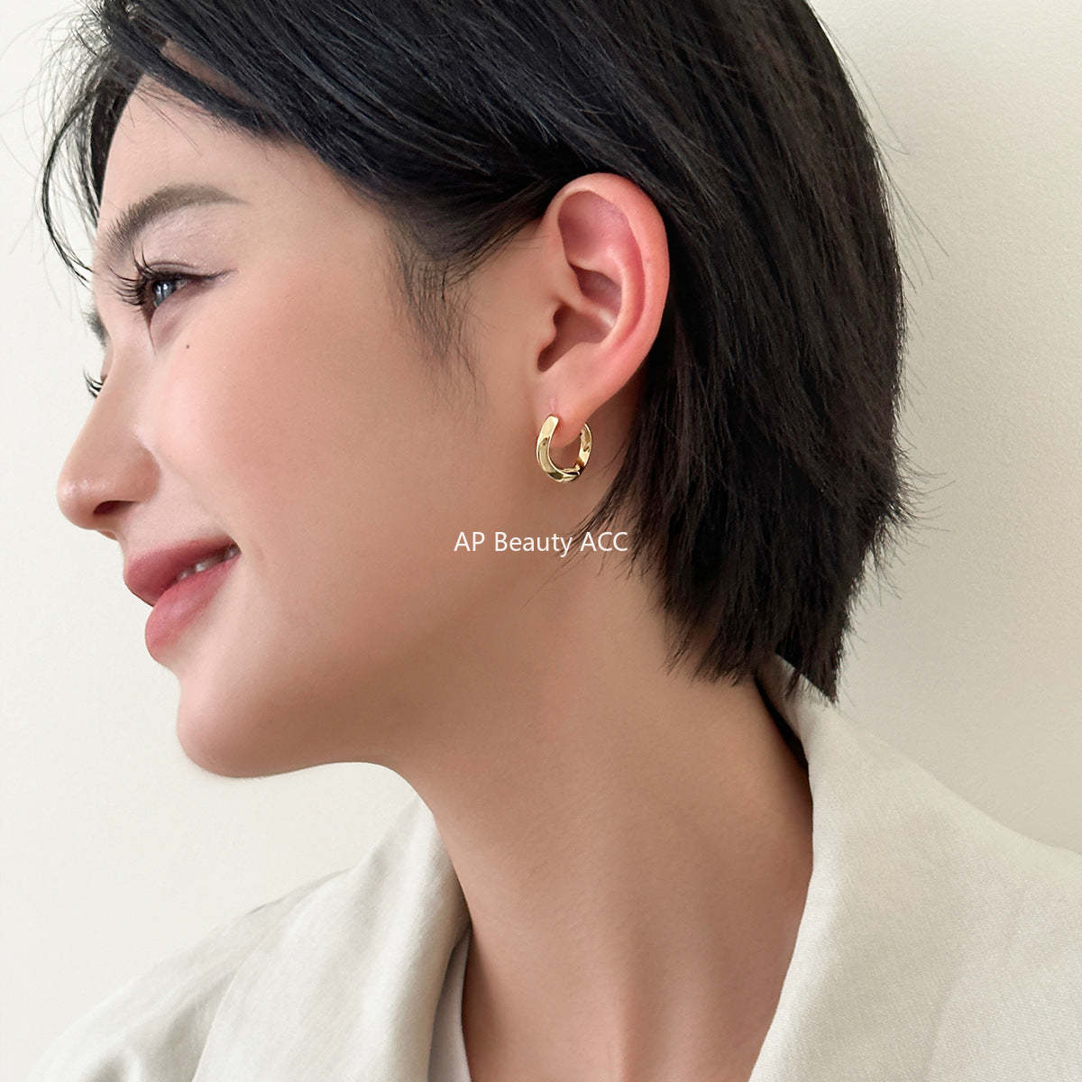 A관 - 925 은침 베이직 웨이브 귀걸이 [EH-3519] 24.11-5