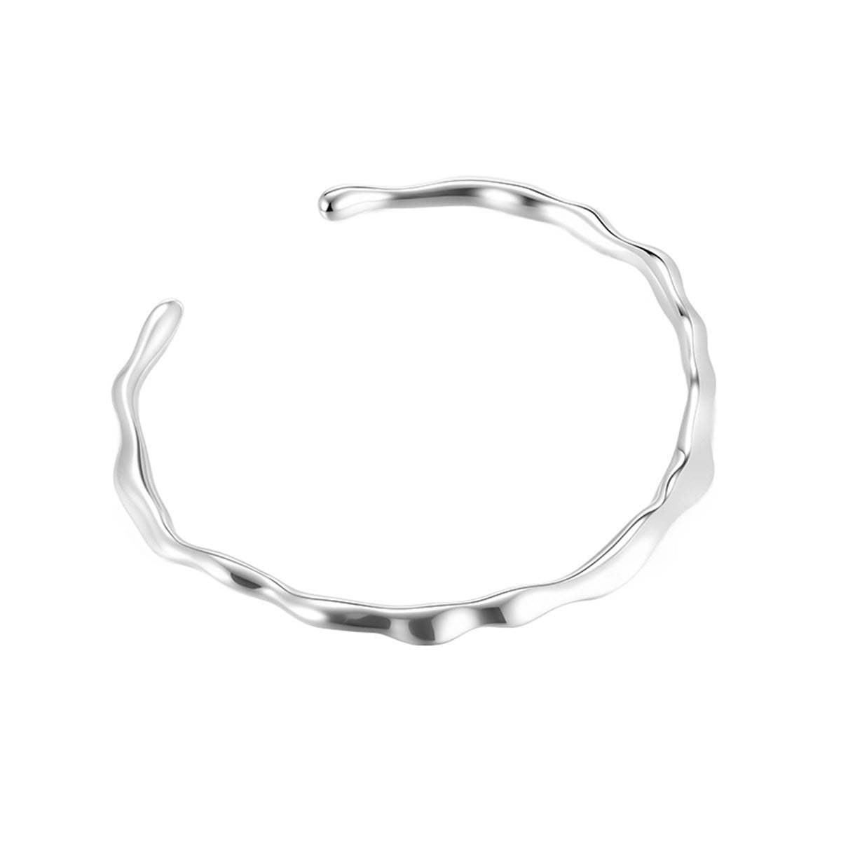 A관 - 불규칙 파도 모양 꼬임 오픈형 팔찌 [SL-483] 25.09-4