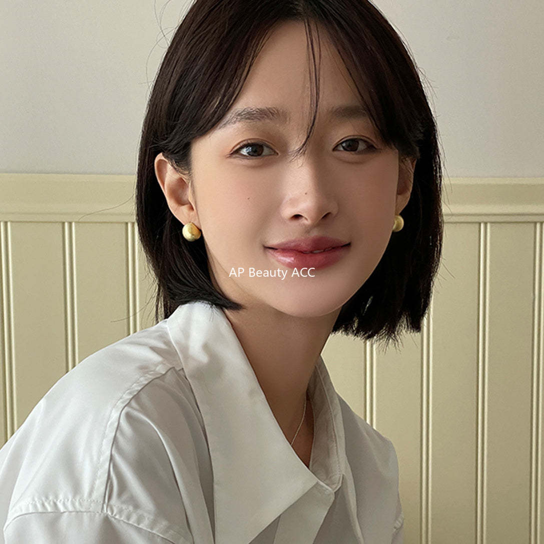 A관 - 925 은침 물방울 미니멀 링 귀걸이 [EH-2795] 24.04-2