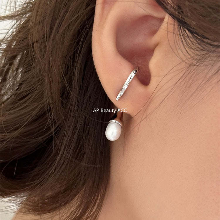 A관 - 진주 925 은침 이너컨츠 귀걸이 [EH-4337] 25.12-3