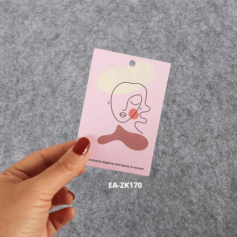 액세서리 부자재 - [6x9cm] 목걸이 귀걸이 포장지 200장 얼굴 그림 두꺼운 코팅지 OPP 별도구매 [GF03]
