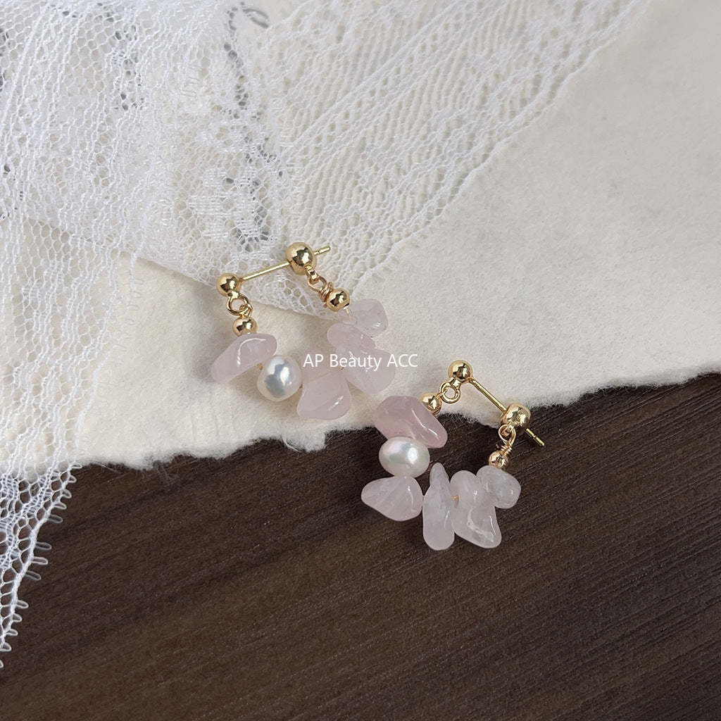 C관 - 14K 도금 포레스트 담수 진주 천연석 2024 신상 귀걸이 [3932-3935] 24.05-2