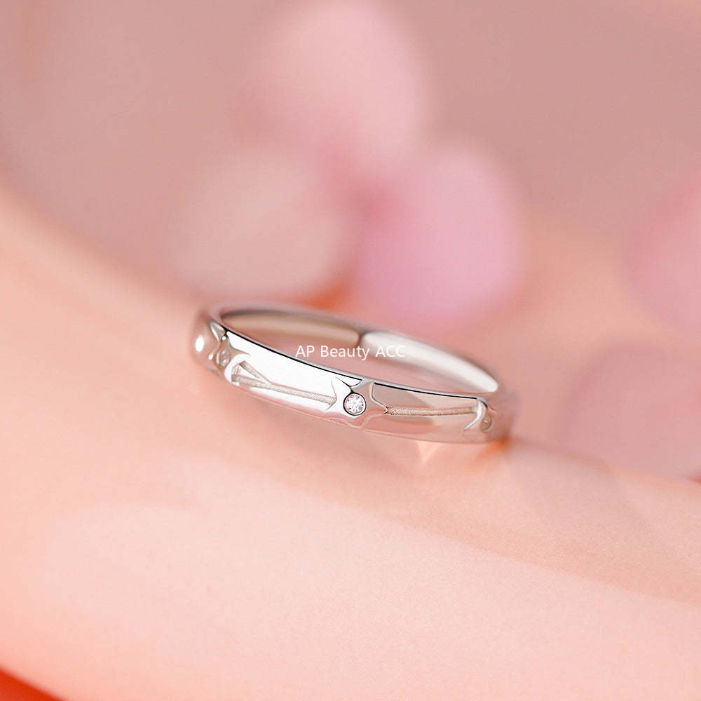 B관 - 999 실버 몽환적인 별 큐빅 반지 [YC5263R_1] 25.11-4