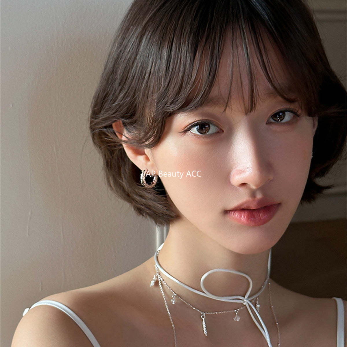 A관 - 925 은침 큐빅 링 귀걸이 [EH-3981] 25.08-4