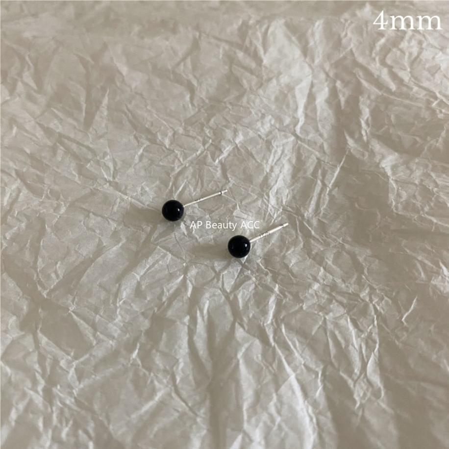 F관 - 925 실버 마노 귀걸이 [C1111] 24.05-3