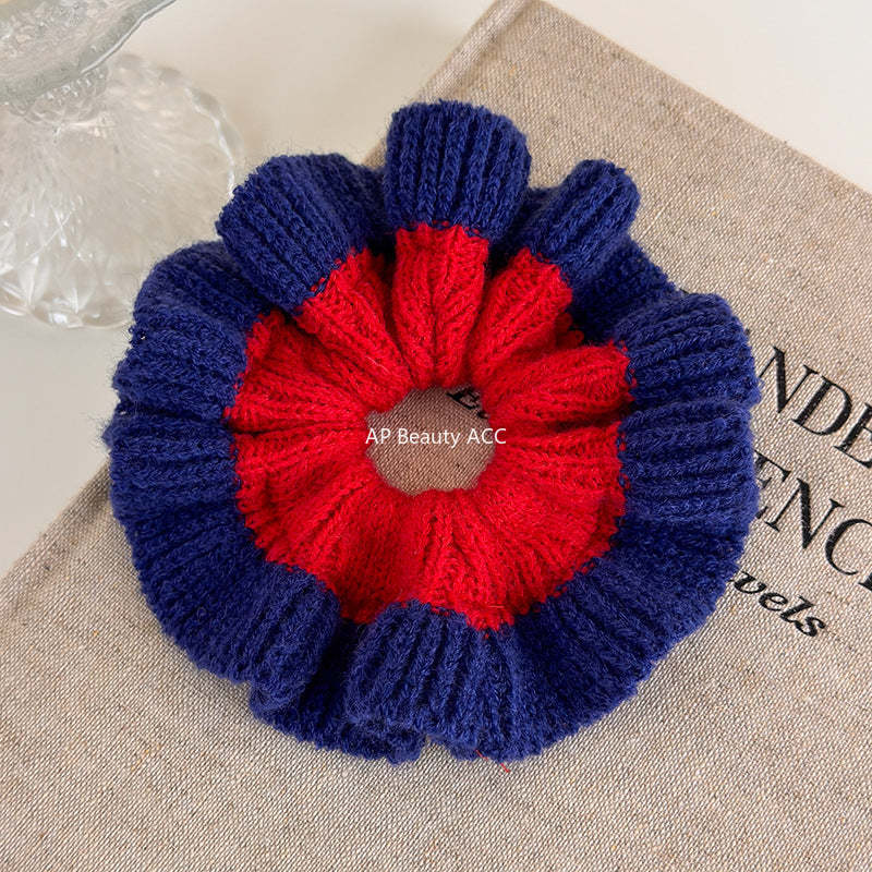 E관 - 투톤 컬러 니트 울 곱창 헤어밴드 [27516] 25.09-4