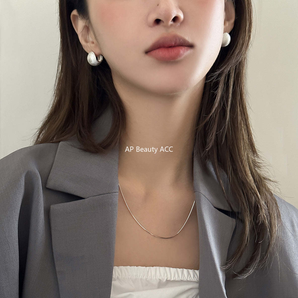 A관 - 925 은침 무광 베이직 볼형 귀걸이 [EH-1850] 24.12-4
