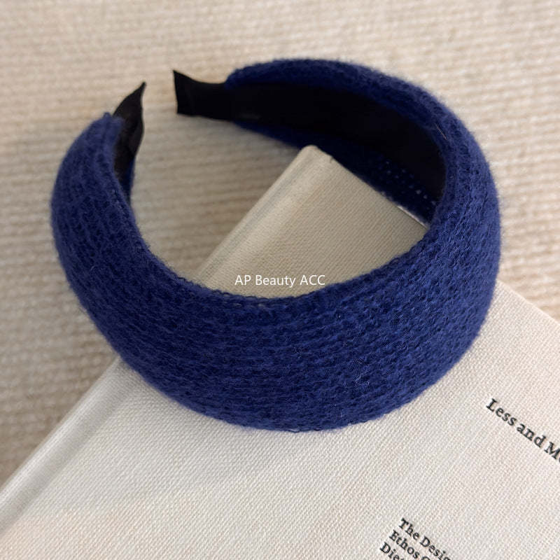 E관 - 니트 소재 볼륨 와이드 머리띠 [27794] 25.12-3