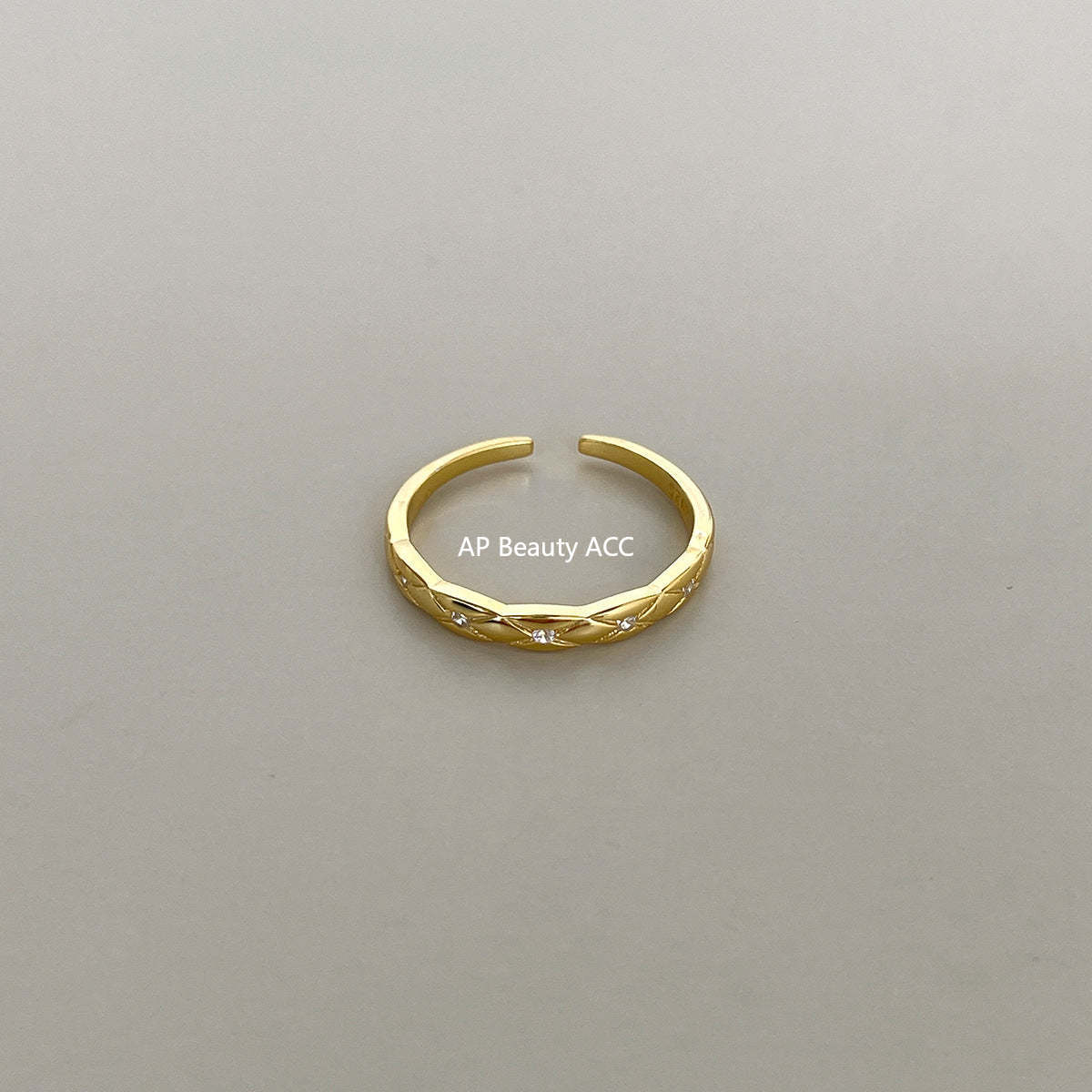 A관 - 925 실버 다이아 패턴 리본 장미 큐빅 반지 [JZ-0712] 25.10-5