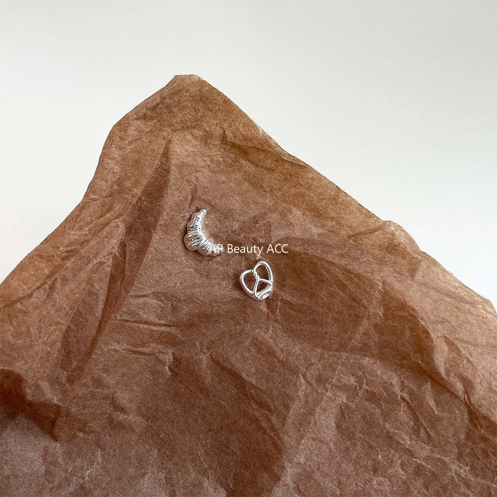 C관 - 14K 도금 비대칭 디자인 미니 귀걸이 [4315-4316] 24.06-3