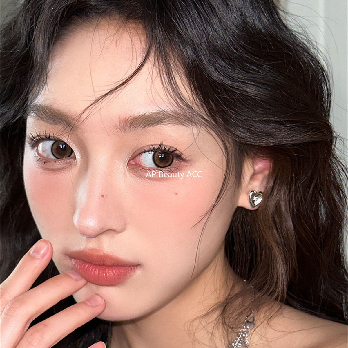 A관 - 925 은침 하트 큐빅 귀걸이 [EH-4013] 25.10-1